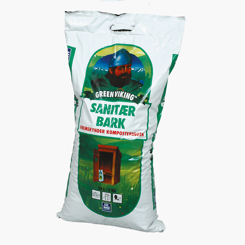 Sanitærbark green viking 20 liter