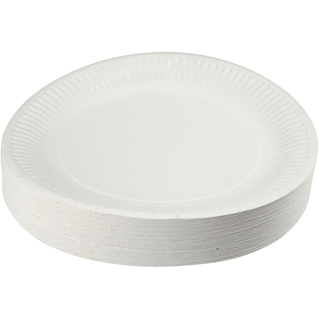 Gastro-Line tallerken, papp, Ø 23 cm, 100 stk.