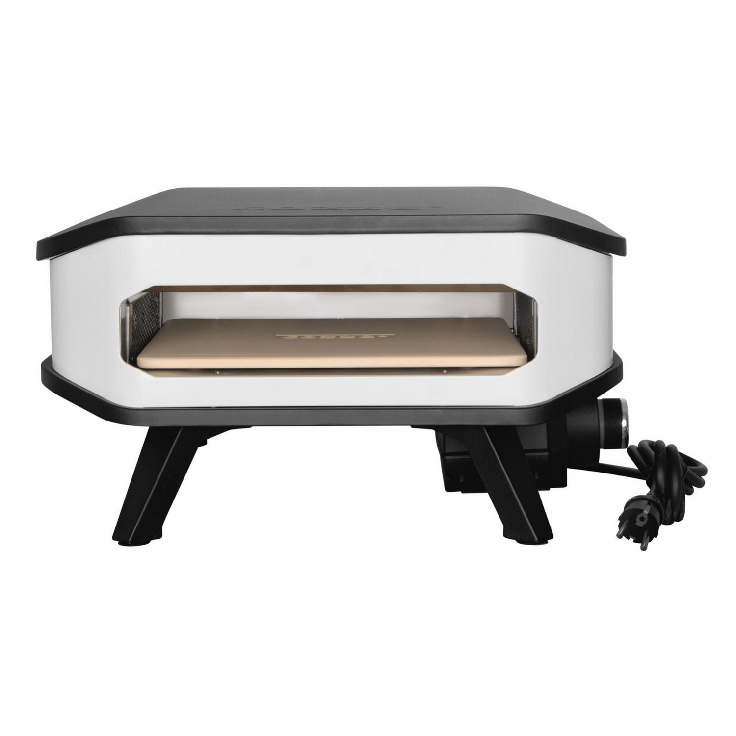® 13" el-pizzaovn med pizzastein og frontdør 230V/2200W
