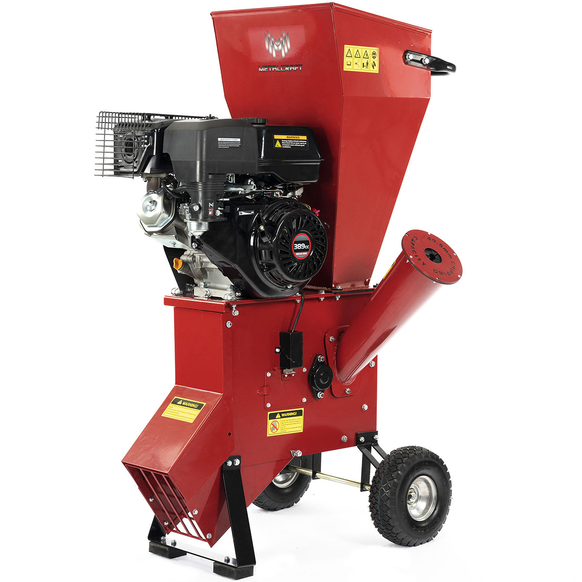 Kompostkvern / Flishugger 13 hk   Bensindrevet Loncin-motor